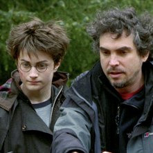 Harry Potter e il prigioniero di Azkaban: Alfonso Cuaron e Daniel Radcliffe sul set