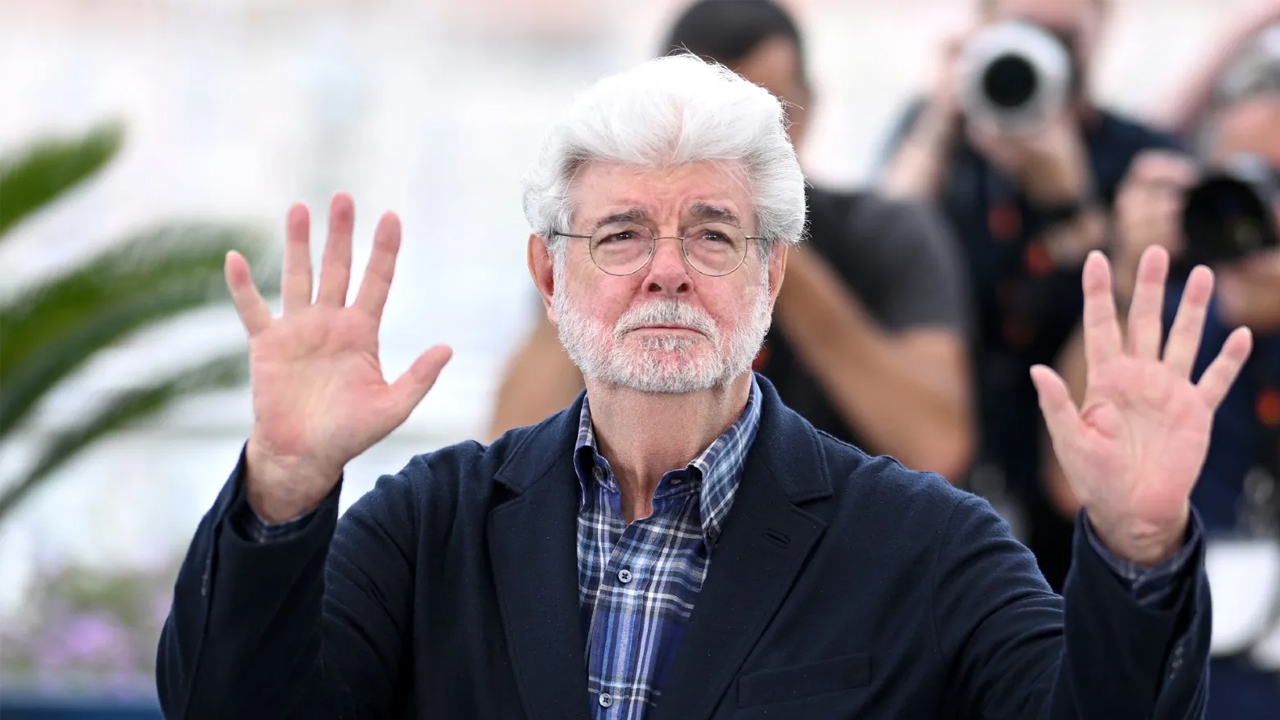 George Lucas ripreso a Cannes 2024