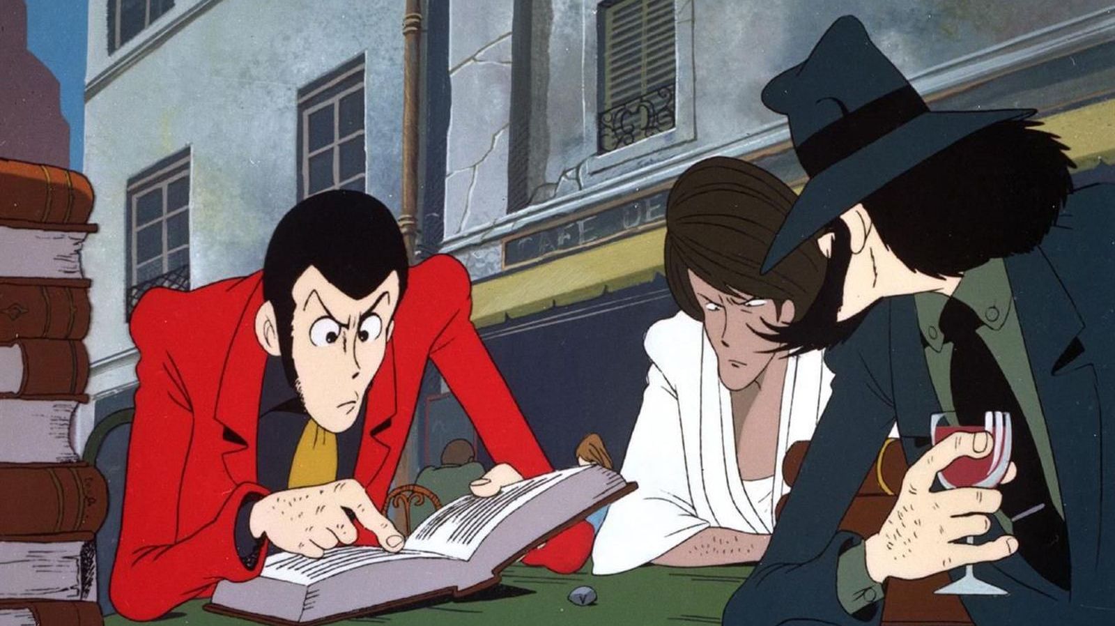 Una scena dell'anime Lupin III - La Pietra della Saggezza