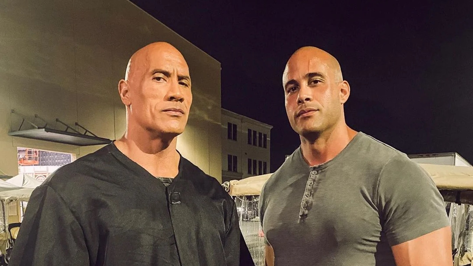 Dwayne Johnson e il suo stunt