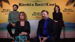 Ricchi A Tutti Costi: intervista a Christian De Sica, Angela Finocchiaro, Dharma Mangia Woods, Claudio Colica