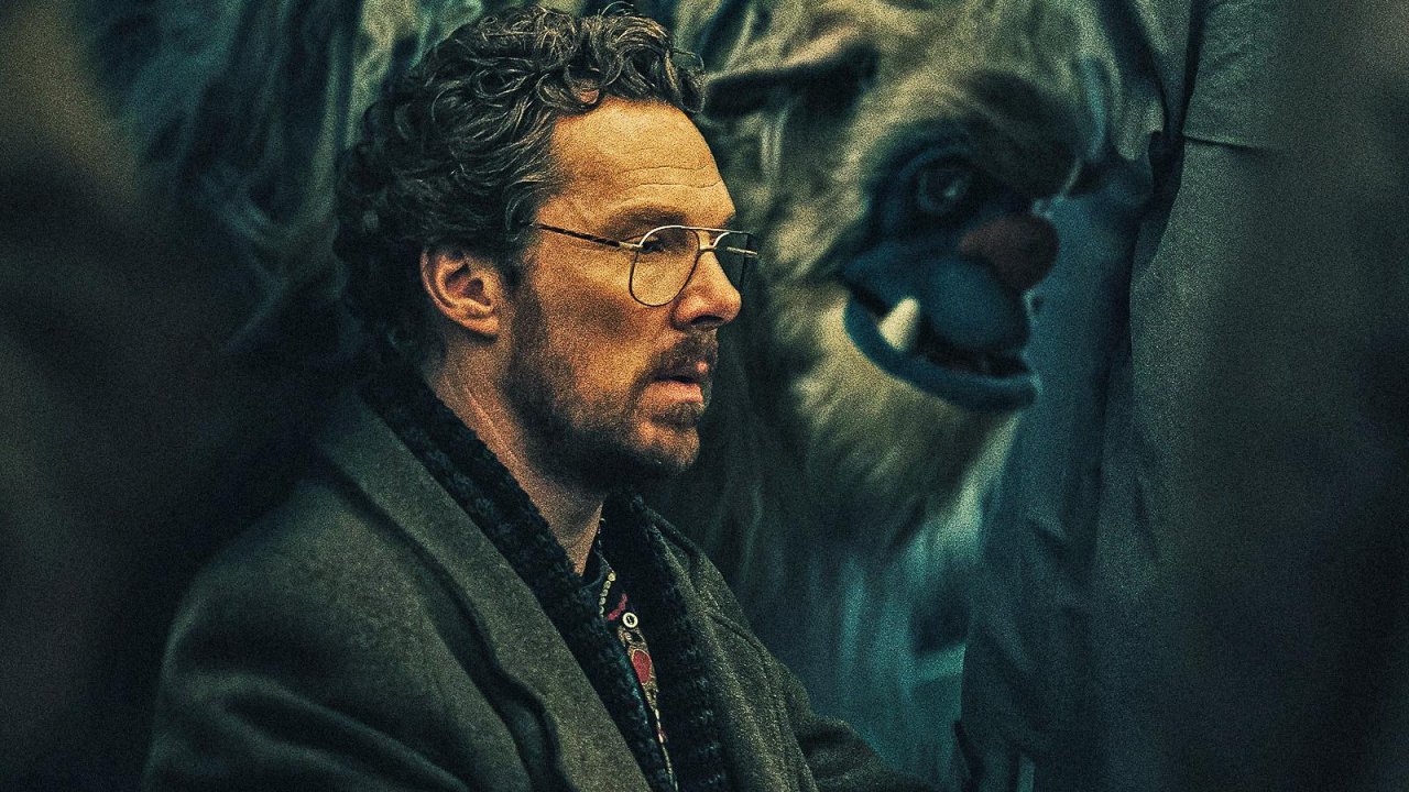 Benedict Cumberbatch e il pupazzo Eric