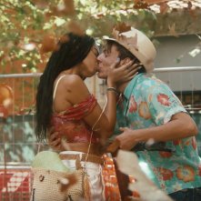 Roma Blues: Francesco Gheghi e Mikaela Neaze Silva in una scena del film