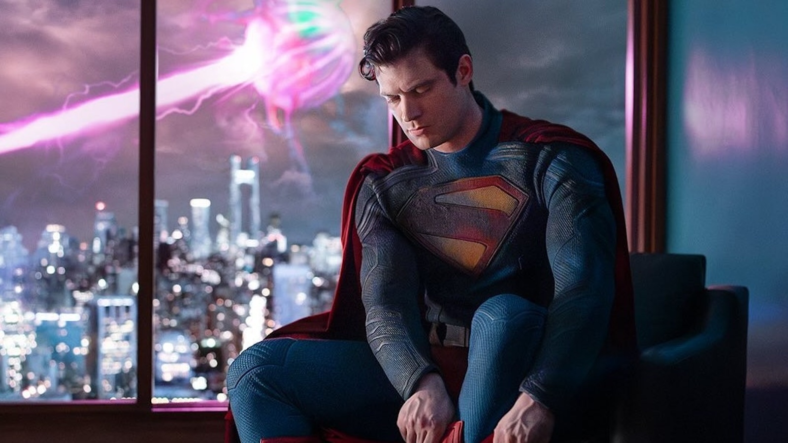 David Corenswet nei panni di Superman