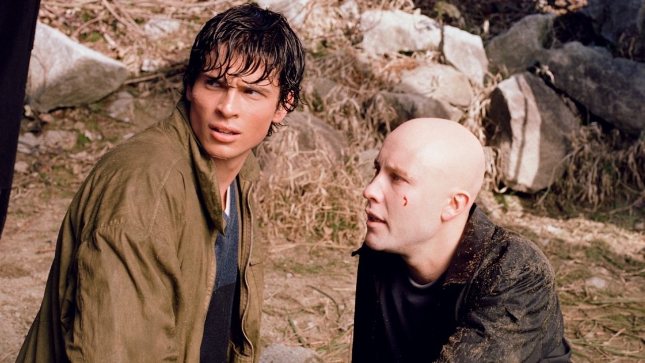 Tom Welling e Michael Rosenbaum in Smallville
