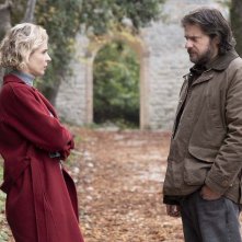 Dall'alto di una fredda torre: Elena Radonicich, Edoardo Pesce in una scena del film