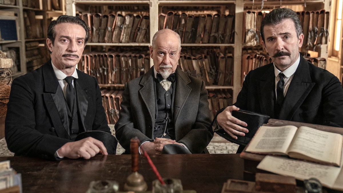 Ficarra, Toni Servillo e Picone ne La stranezza