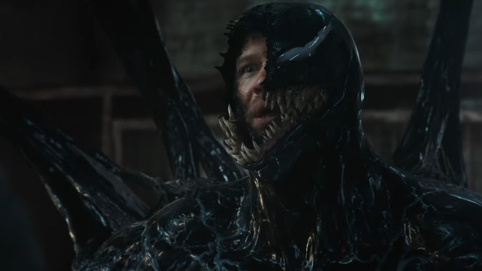 Tom Hardy nei panni del simbionte Venom