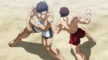 Baki Hanma Vs Kengan Ashura Um Momento do Filme