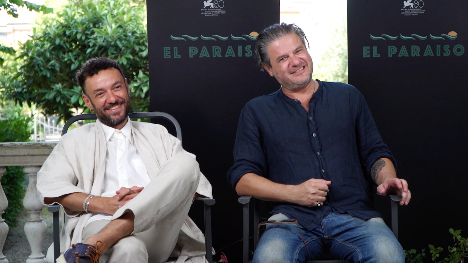Enrico Maria Artale ed Edoardo Pesce, regista e protagonista di El Paraiso