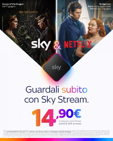 Sky Stream Offerta Sky Netflix