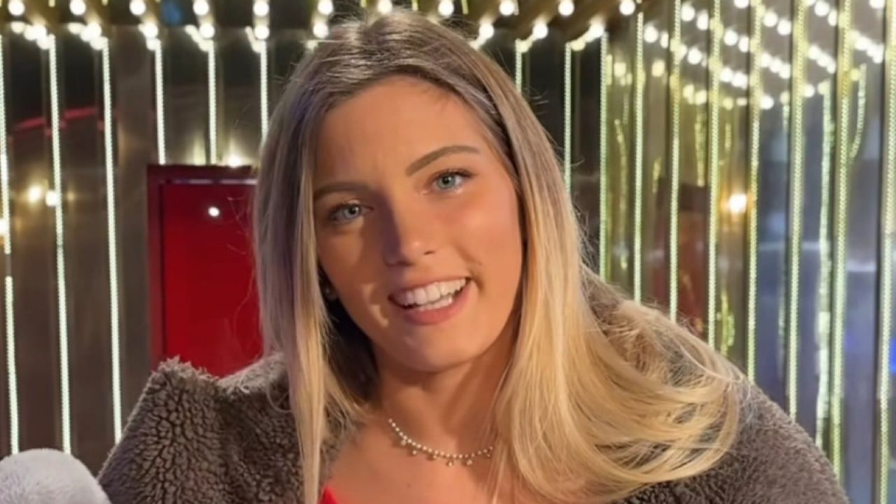 Anita Olivieri il giorno in cui è entrata al Grande Fratello