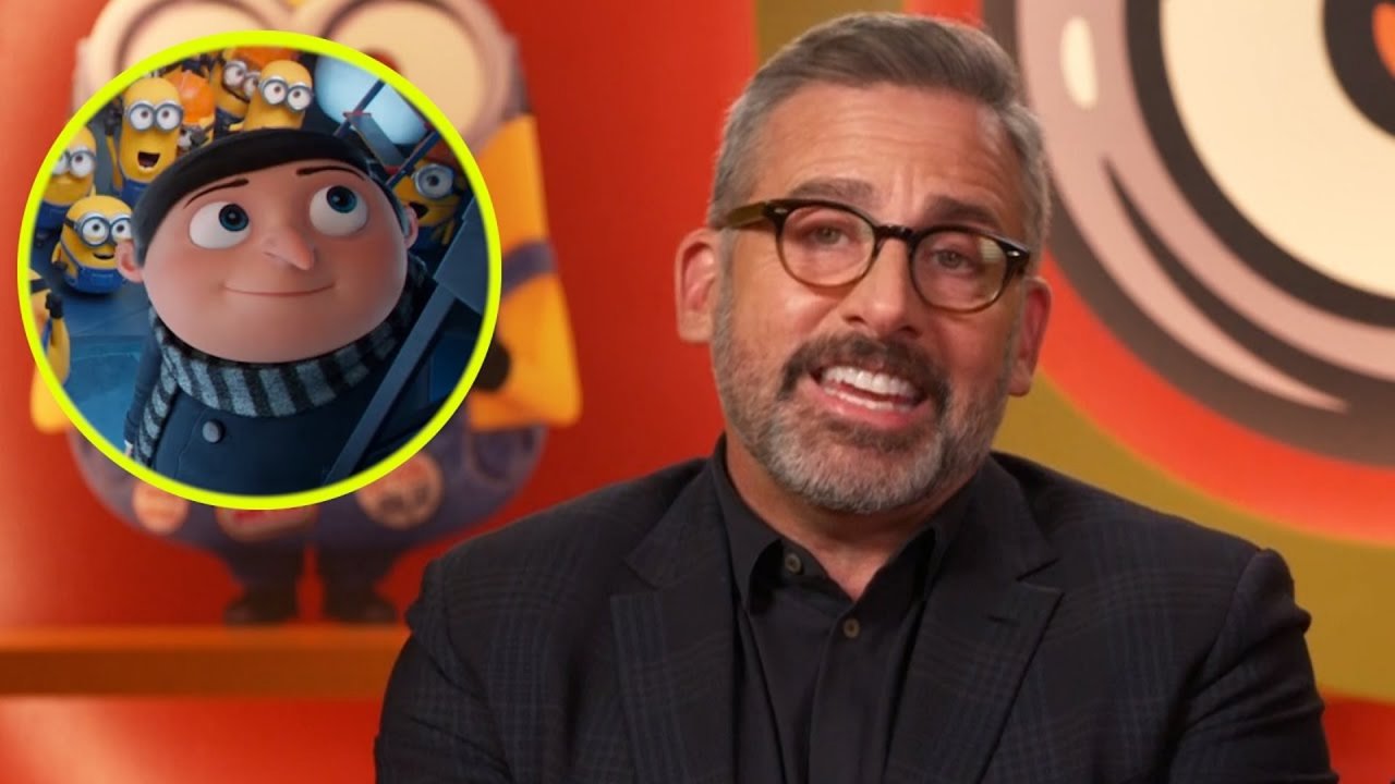 Steve Carell e Gru nel riquadro