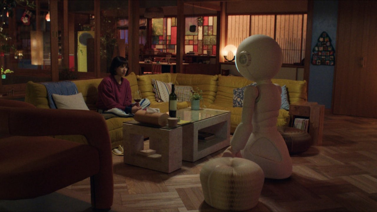 Rashida Jones e il robot Sunny