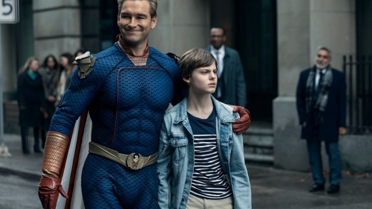 Anthony Starr e Cameron Crovetti