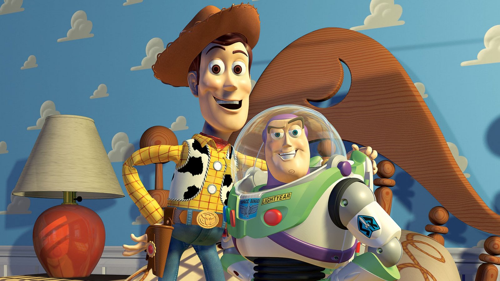 Woody e Buzz in Toy Story