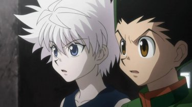 Protagonistas da cena Hunter X Hunter