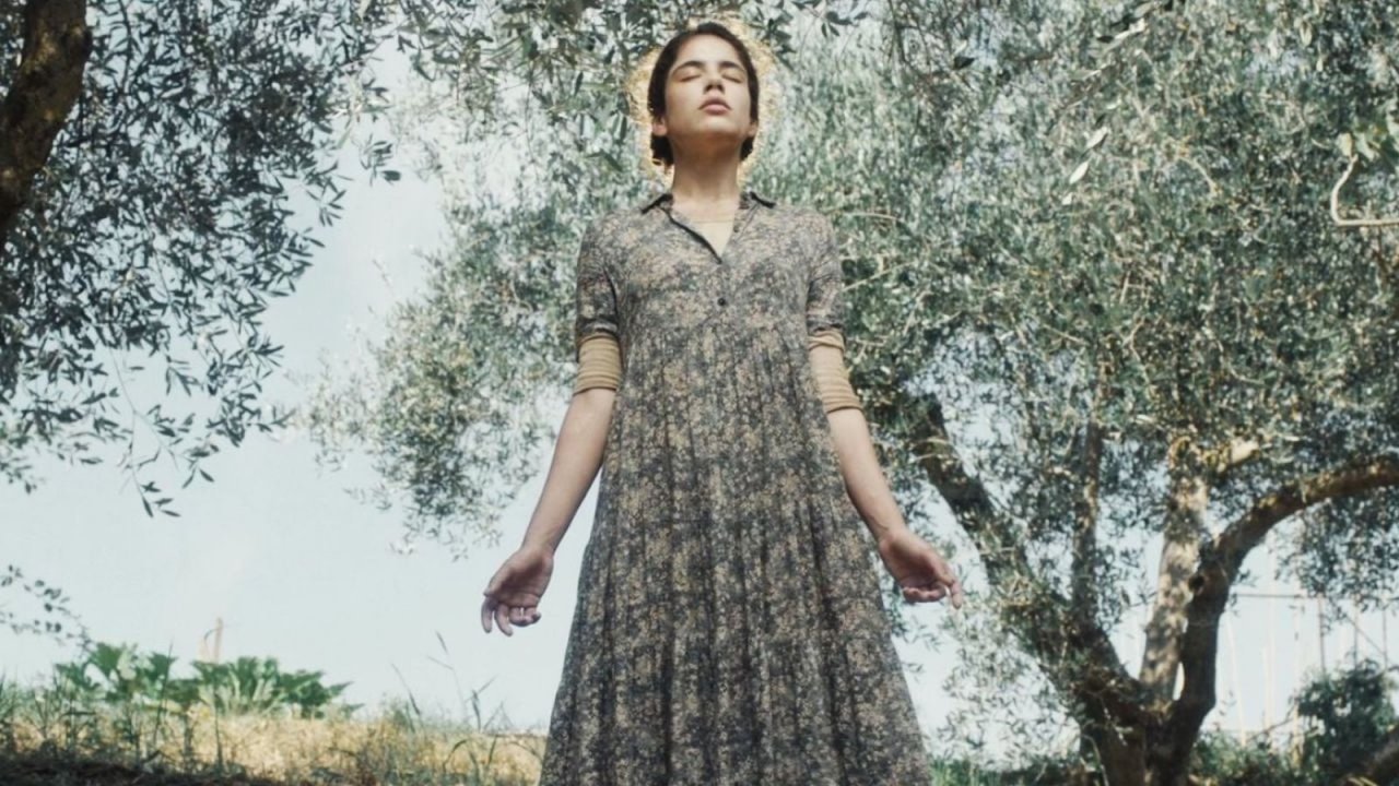 Grance Ambrose prega tra gli ulivi