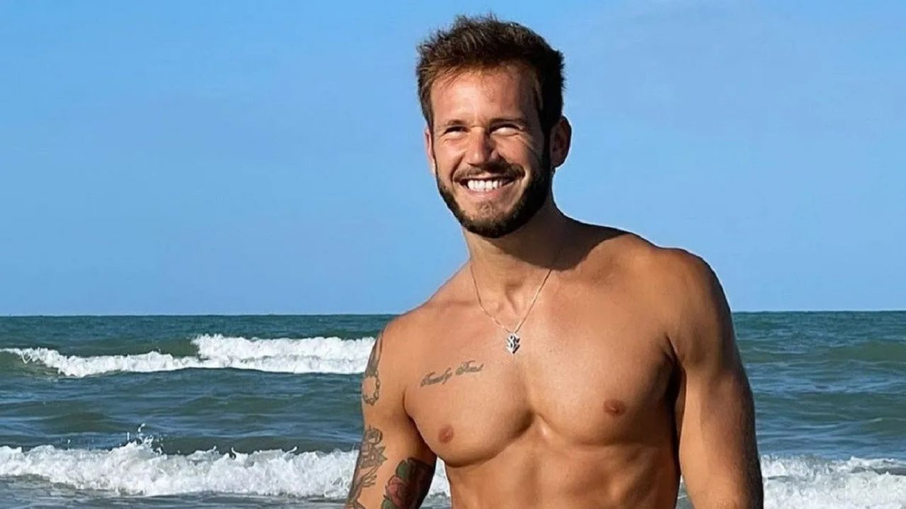 Matteo Diamante durate L'Isola dei Famosi