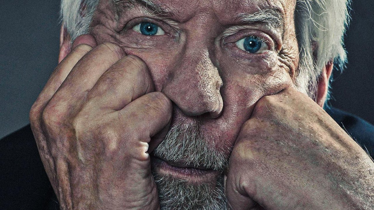 Donald Sutherland sul red carpet.