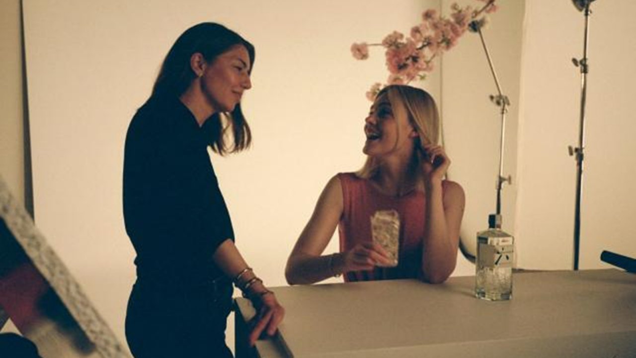 Sofia Coppola ed Elle Fanning sul set