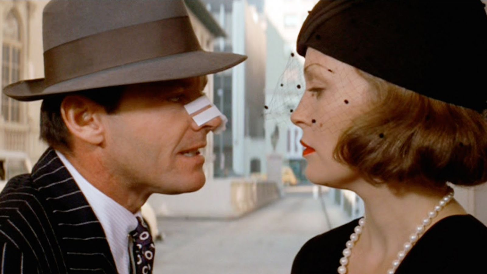 Jack Nicholson e Faye Dunaway in una scena
