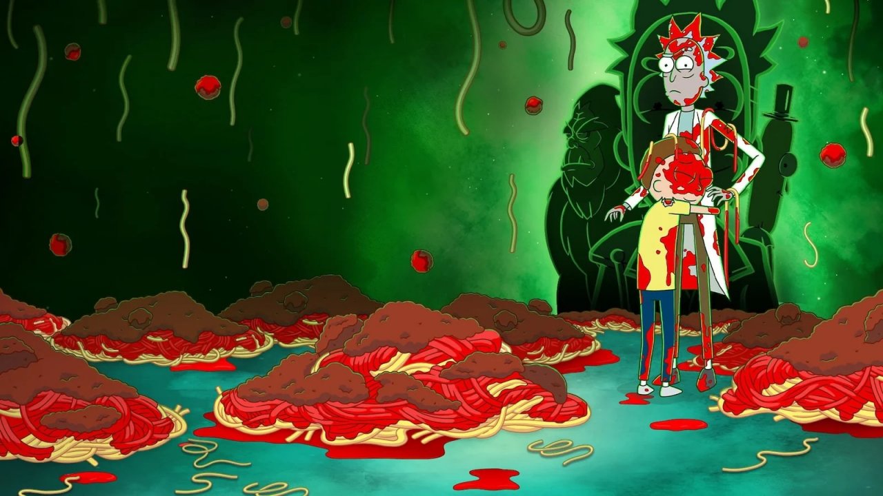 Immagine tratta da una scena di Rick e Morty 7.