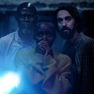 A Quiet Place: Giorno 1 - Lupita Nyong'o, Joseph Quinn e Djimon Hounsou in una foto