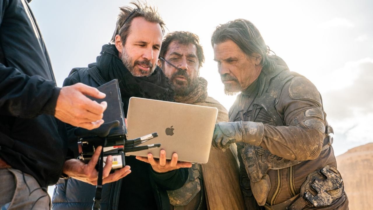 Il regista Denis Villeneuve sul set di Dune