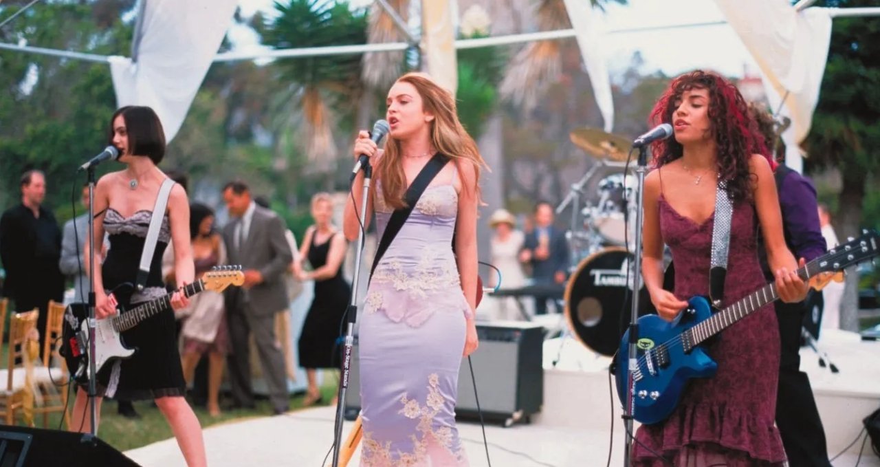 Lindsay Lohan e la band