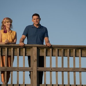 Fly Me to the Moon - Le due facce della Luna - Scarlett Johansson, Channing Tatum in una sequenza del film