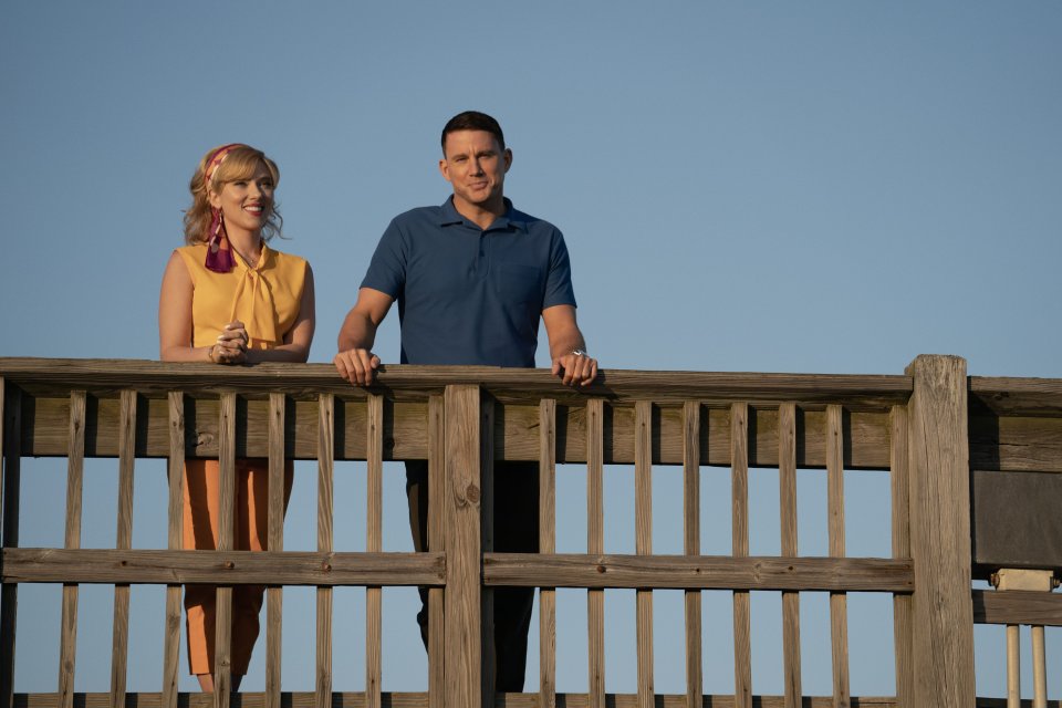 Fly Me To The Moon Scarlett Johansson Channing Tatum In Una Sequenza Del Film