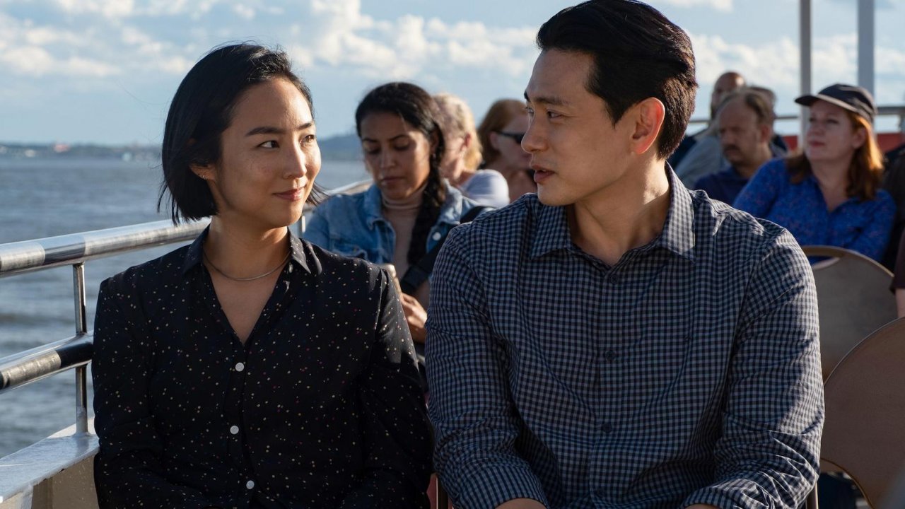 Greta Lee e Teo Yoo in una scena di Past Lives