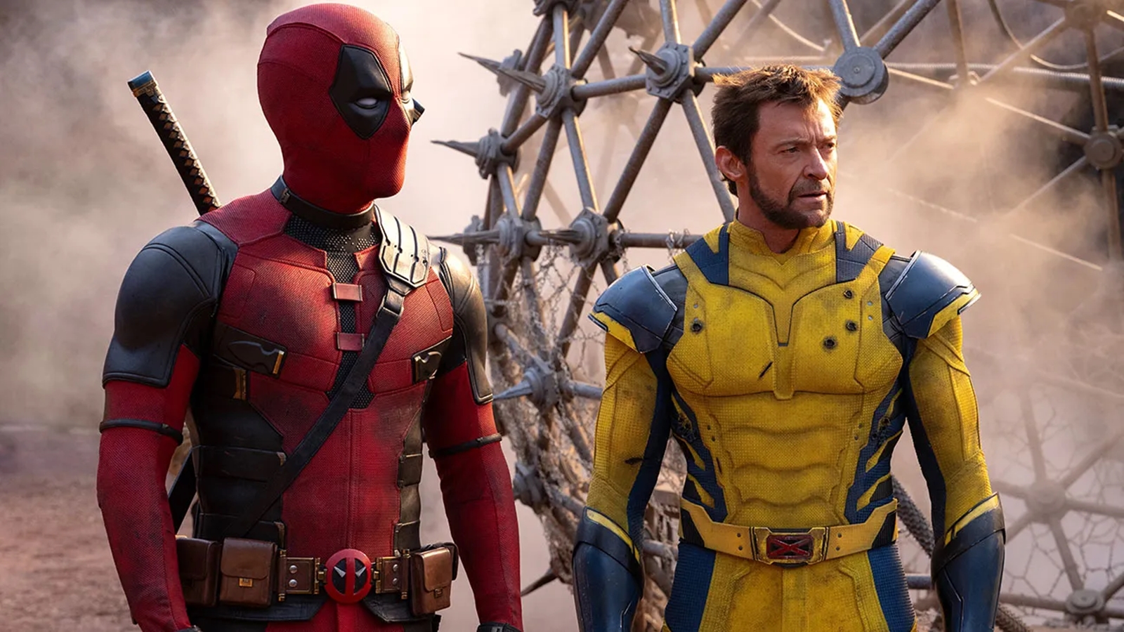Reynolds e Jackman nei ruoli di Deadpool e Wolverine