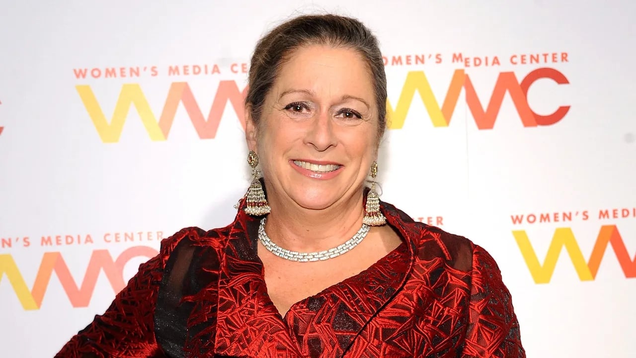 Primo piano di Abigail Disney ad un evento