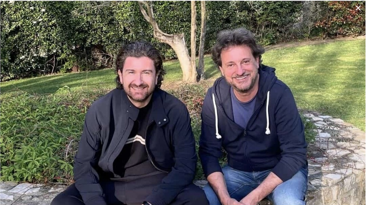 Alessandro Siani e Leonardo Pieraccioni sul set