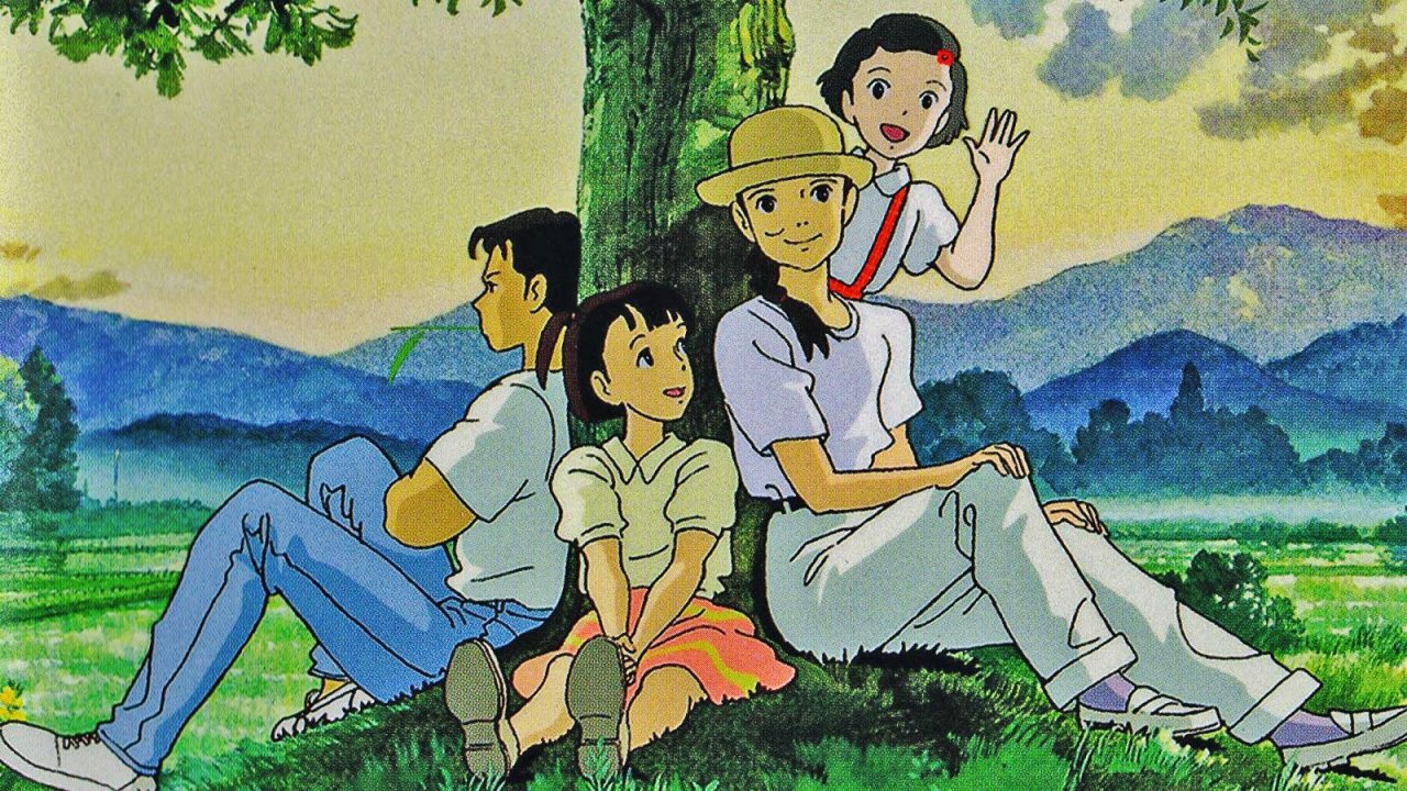 Una scena rurale di Pioggia di ricordi.