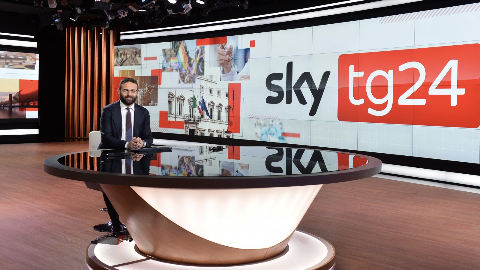 Giuseppe De Bellis, direttore di Sky Tg24