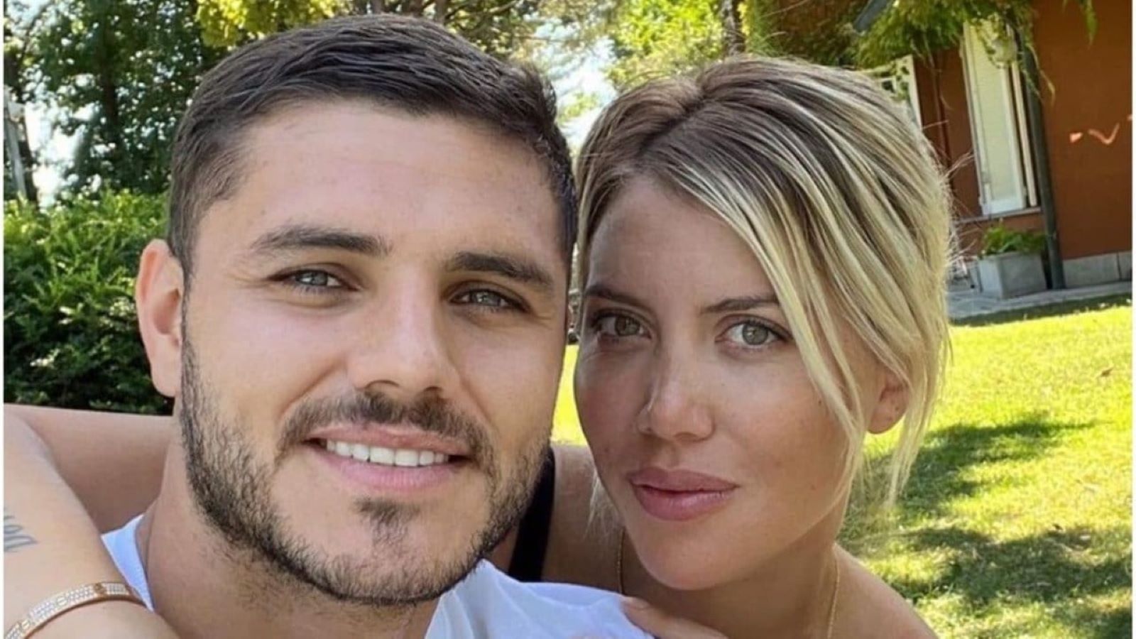 Un selfie di Wanda Nara e Mauro Icardi