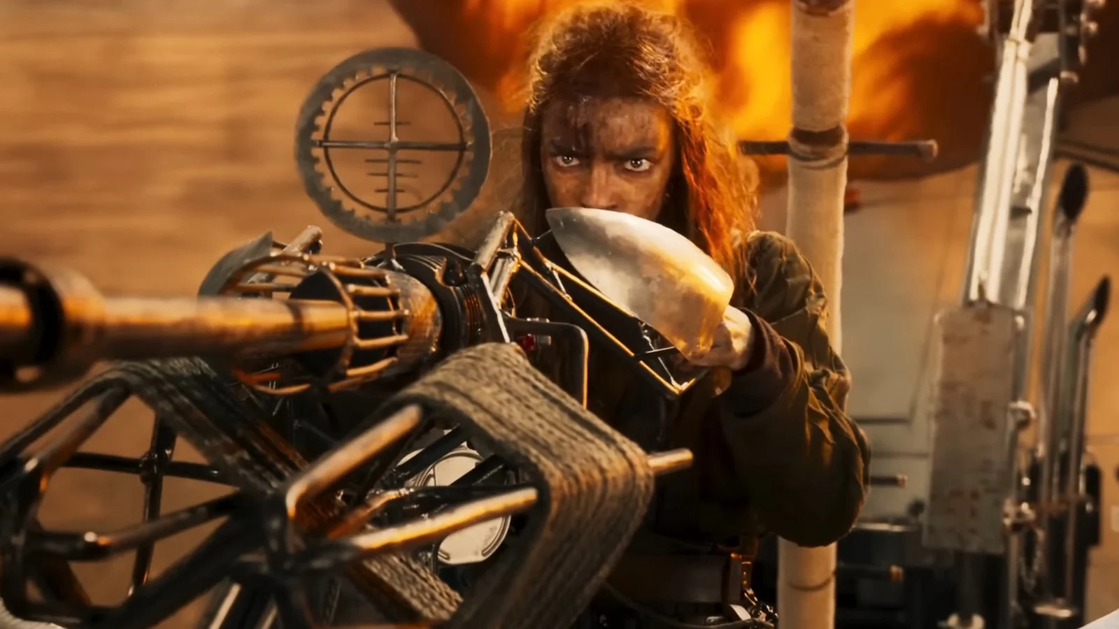 Anya Taylor-Joy in una scena di Furiosa: A Mad Max Saga.