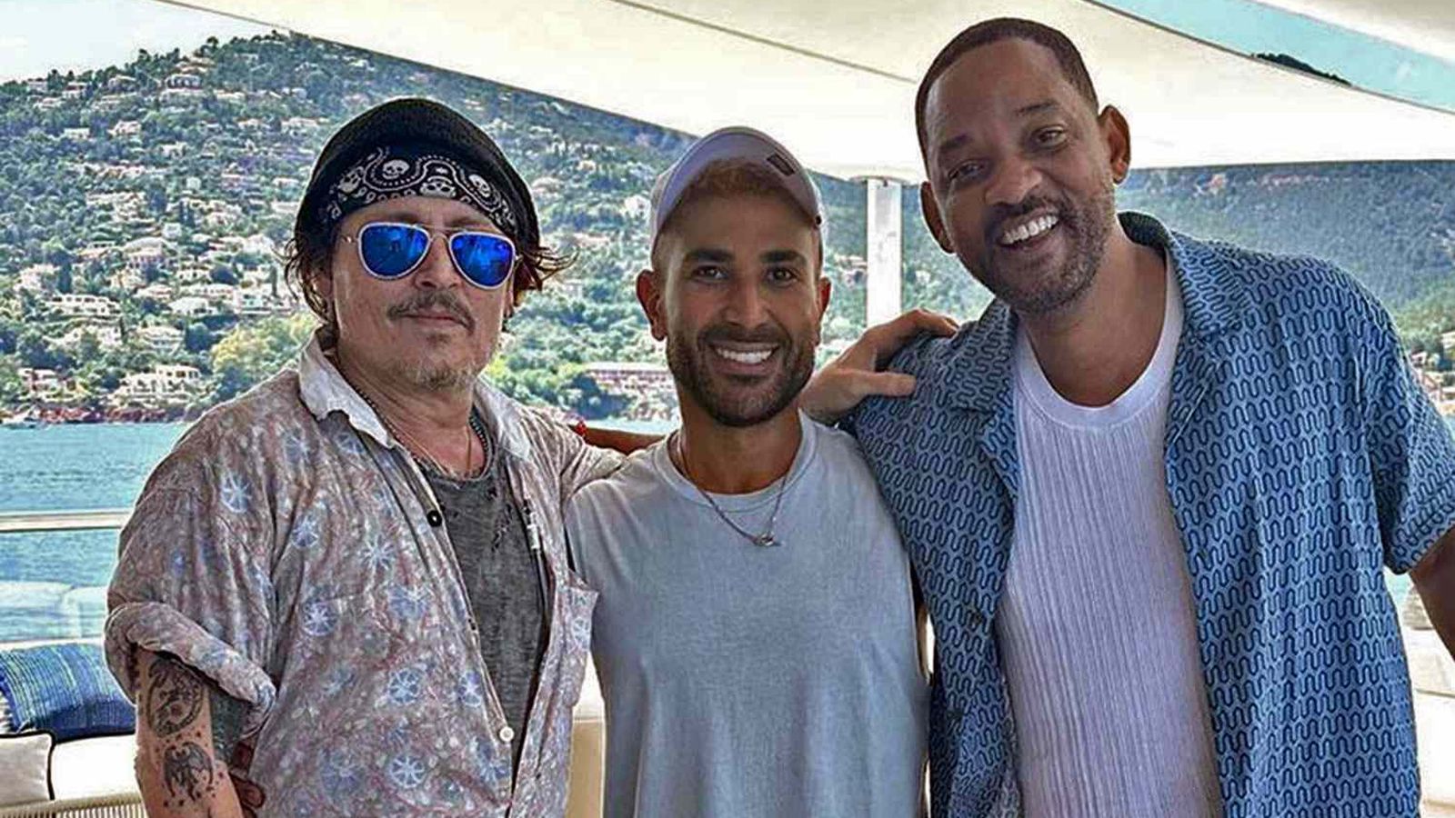 Johnny Depp e Will Smith nei mari toscani