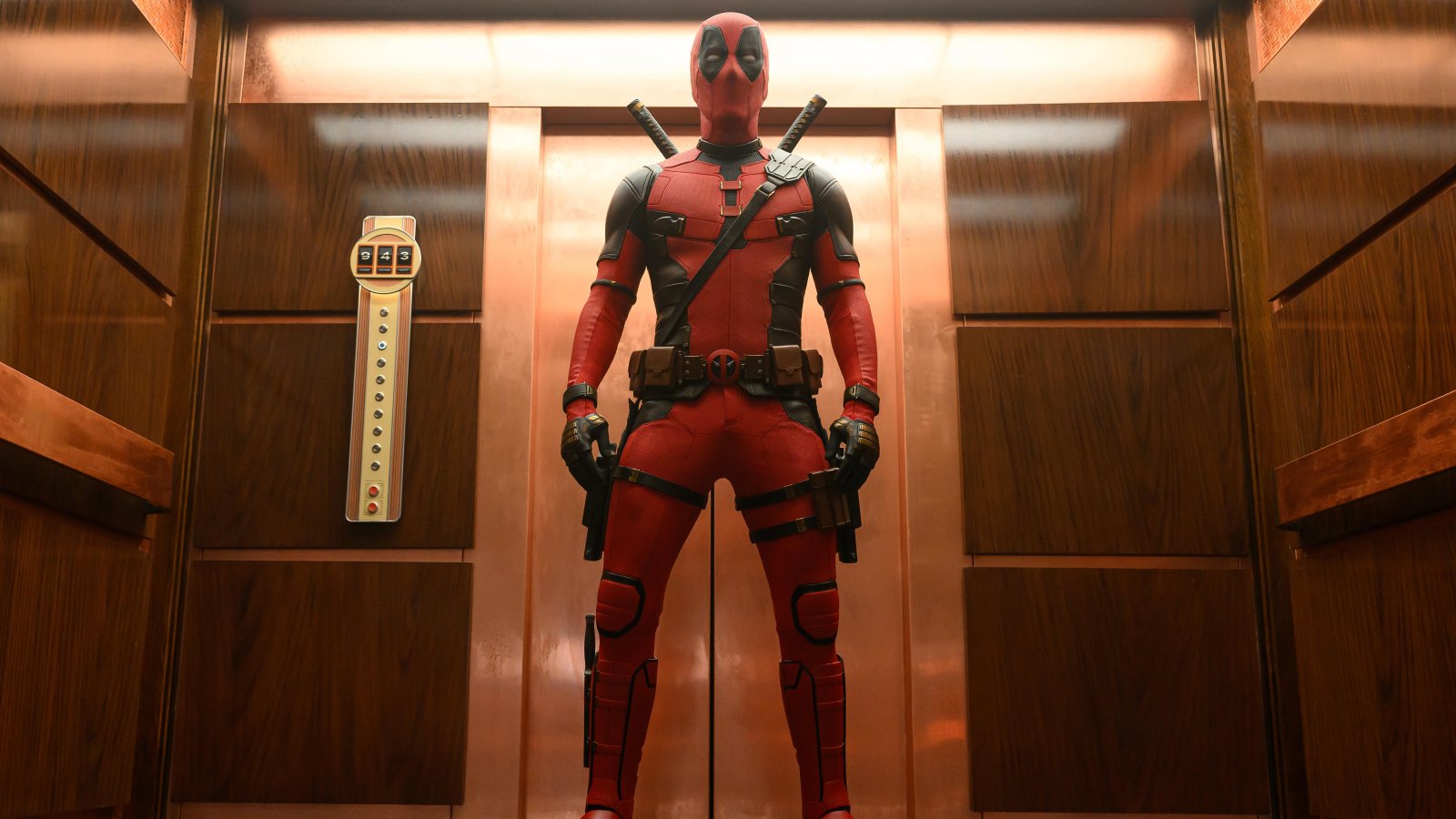 Ryan Reynolds nei panni di Deadpool