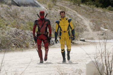 Deadpool Wolverine  Ryan Reynolds E Hugh Jackman  In Una Scena