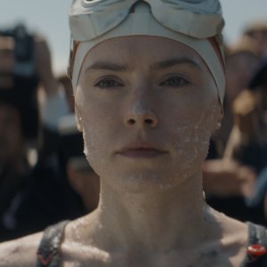 La ragazza del mare:Daisy Ridley in un primo piano