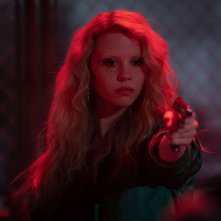 MaXXXine: Mia Goth durante una scena