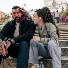 My Spy - La Città Eterna: Dave Bautista e Chloe Coleman in una scena del film