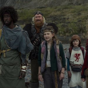 Time Bandits: il cast in una scena