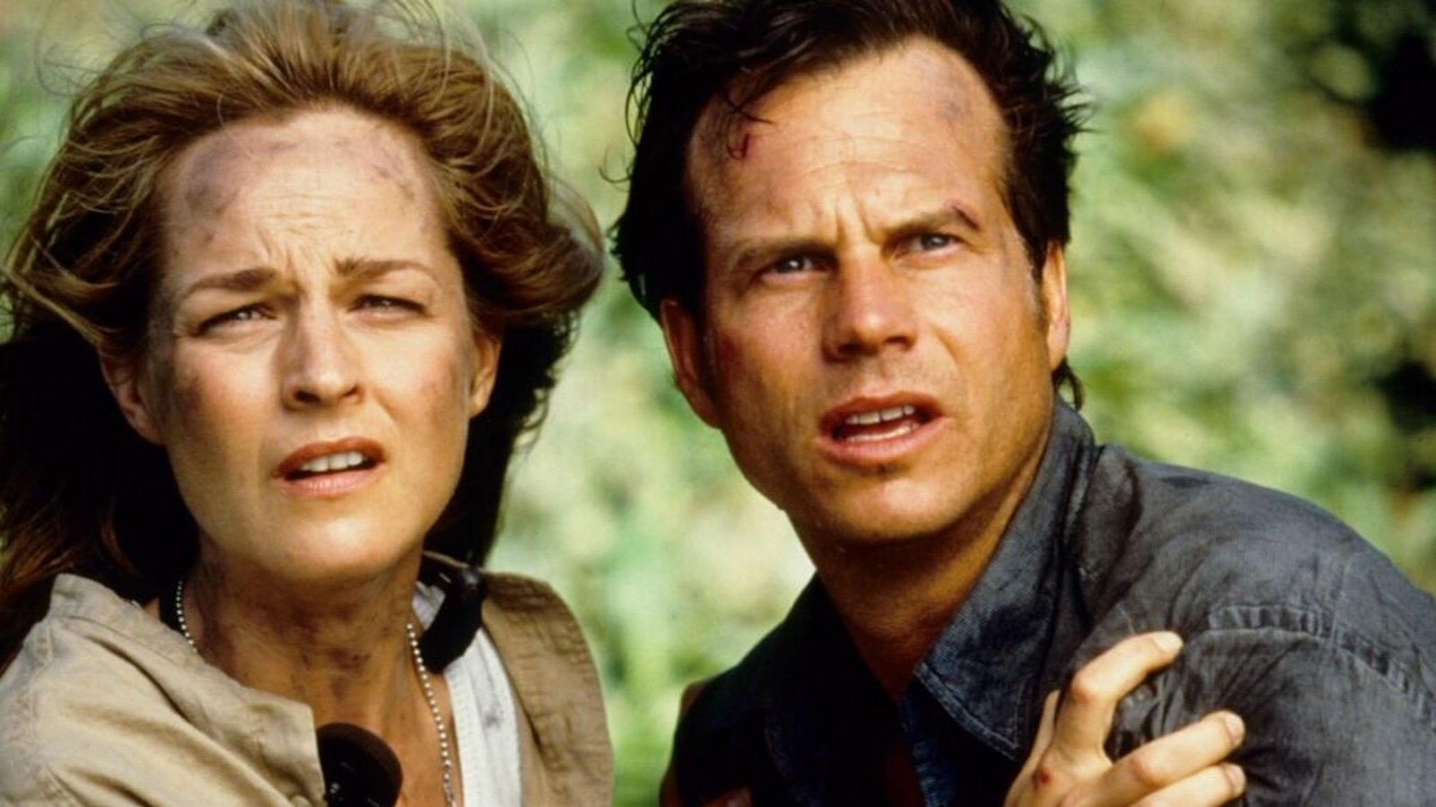 Helen Hunt e Bill Paxton in Twister