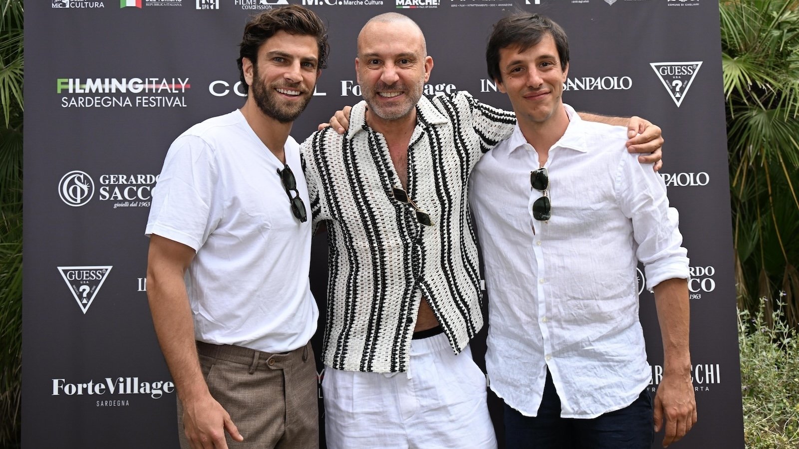 Filippo Contri, Max Nardari, Filippo Tirabassi al Filming Italy Sardegna Festival