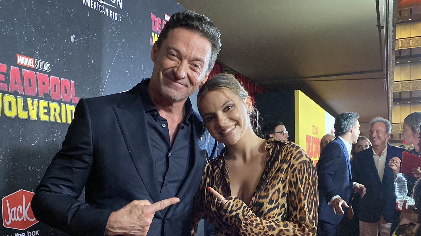 Hugh Jackman e Dafne Keen alla premiere di New York